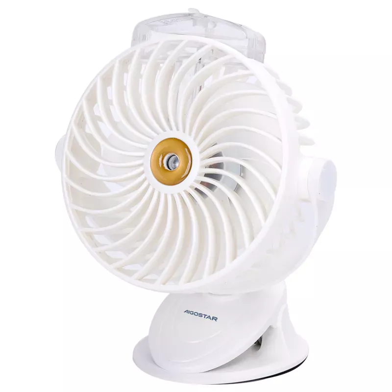 Wentylator z klipsem i mgiełką bezprzewodowy 13cm 5 prędkości 5V/USB - 8433325409753