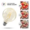 Żarówka LED 8W/230V Filament kula G125 E27 barwa bursztynowa 720lm - 8433325199258