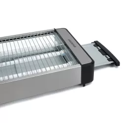 Płaski toster 1000W opiekacz do przekąsek 6-stopniowa regulacja mocy - 8433325408428