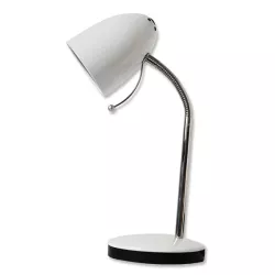 Lampa biurkowa elastyczna H280mm bez źródła światła Biała E27/320V - 8433325182229