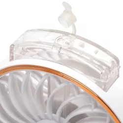 Przenośny wentylator z mgiełką 4,3 cala 3 łopatki 5 prędkości 2400mAh - 8433325409746