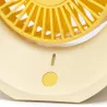 Przenośny wentylator stołowy, 4 łopatki, 3 prędkości, 1200 mAh 5V/USB - 8433325409760