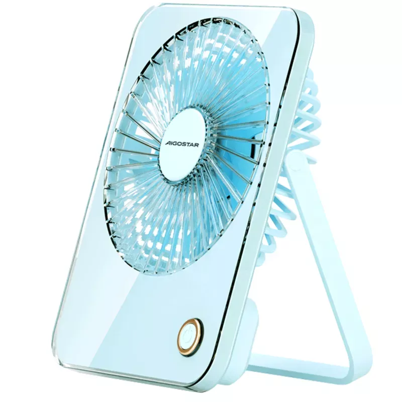 Wentylator biurkowy 12.5cm bezprzewodowy silny wiatr, przenośny cichy - 8433325409777