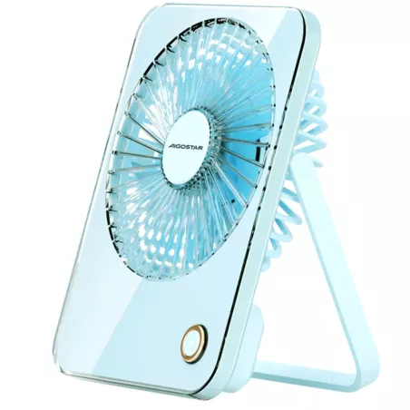 Wentylator biurkowy 12.5cm bezprzewodowy silny wiatr, przenośny cichy - 8433325409777