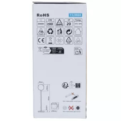 Lampa stołowa LED z możliwością ściemniania 4W 4000K zasilana 5V/USB - 8433325417000