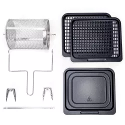 Frytkownica beztłuszczowa piekarnik rożen 12L XXL 1500W air oven fryer - 8433325001834