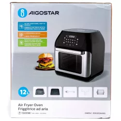 Frytkownica beztłuszczowa piekarnik rożen 12L XXL 1500W air oven fryer - 8433325001834