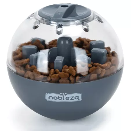 Dozownik smakołyków kulka do zabawy dla kota lub psa φ11CM szary - 8719138228348