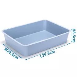 Kuweta dla kota 39,6x29,6x8,5cm otwarta klasyczna łatwa w czyszczeniu - 8719138228362