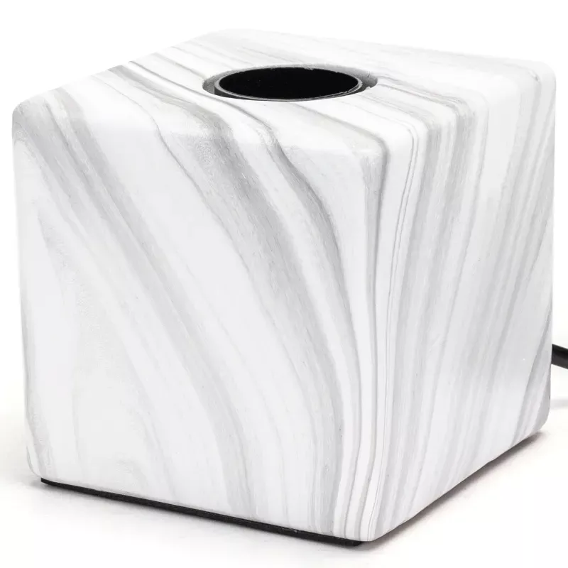 Lampa stołowa E27 kostka imitacja marmuru żarówka nie jest dołączona - 8433325410162