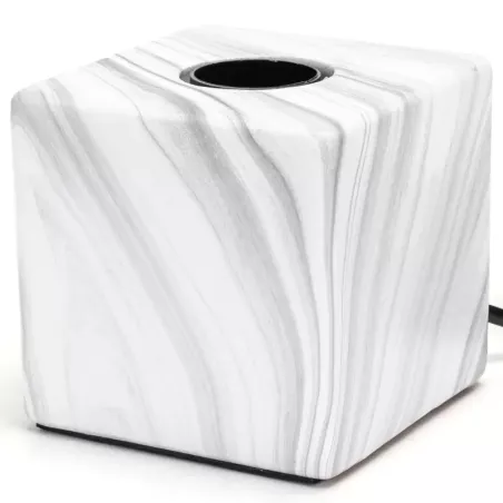 Lampa stołowa E27 kostka imitacja marmuru żarówka nie jest dołączona - 8433325410162