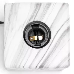 Lampa stołowa E27 kostka imitacja marmuru żarówka nie jest dołączona - 8433325410162