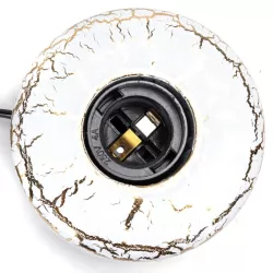 Lampa stołowa E27 kolumna imitacja marmuru żarówka nie jest dołączona - 8433325410179