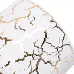 Lampa stołowa E27 kolumna imitacja marmuru żarówka nie jest dołączona - 8433325410179