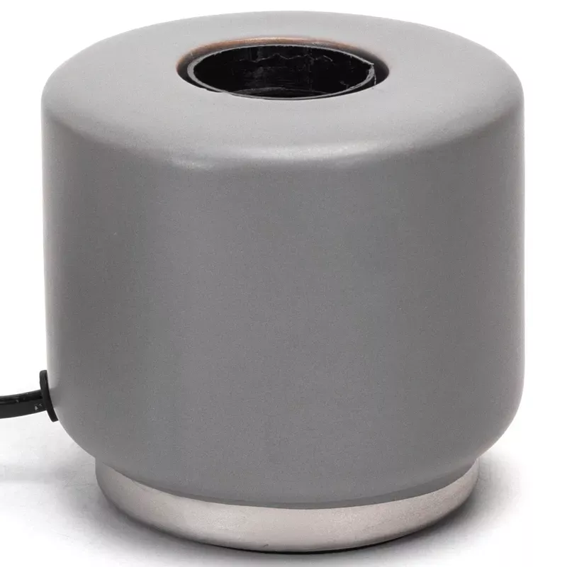 Lampa stołowa E27 szara kolumna z podstawą żarówka nie jest dołączona - 8433325410193