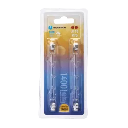 Żarówka halogenowa 2 szt. R7S J118 80W 2900K klasyczny żarnik do lamp - 8433325362973