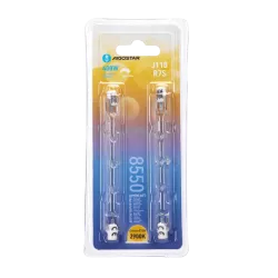 Żarówka halogenowa 2 szt. R7S J118 400W 2900K klasyczny żarnik do lamp - 8433325363024