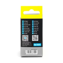 Żarówka 12W/E14 G45 1170lm biała neutralna 4000K mała mleczna kulka - 8433325387945