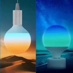 Żarówka G120 smart E27 18W RGBW biała kula Φ120 Bluetooth MESH - 8433325334765