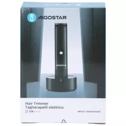 Trymer golarka do włosów zestaw z podstawką 3 ostrzami i grzebieniami - 8433325000028