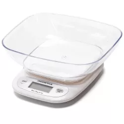 Waga kuchenna do 5 kg / 1g PEYTON z przezroczystą misą do ważenia - 8433325000042