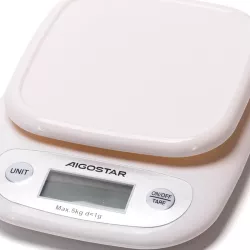 Waga kuchenna do 5 kg / 1g PEYTON z przezroczystą misą do ważenia - 8433325000042