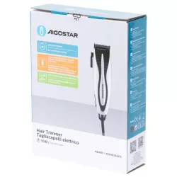 Maszynka do strzyżenia 10W/230V trymer do włosów zestaw z nakładkami - 8433325000677