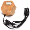 Lampa biurkowa E27 drewniana wielokątna żarówka E27 nie jest dołączona - 8433325410100