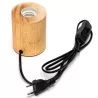 Lampa biurkowa E27 drewniany walec żarówka E27 nie jest dołączona - 8433325410117