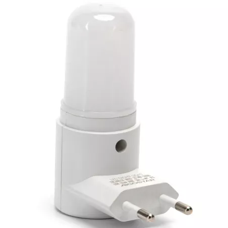 Lampka nocna LED z wyłącznikiem 0.8W 3000K 50lm wykrywanie światła - 8433325411701