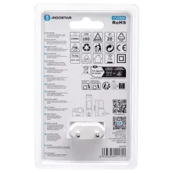 Lampka nocna LED z wyłącznikiem 0.8W 3000K 50lm wykrywanie światła - 8433325411701