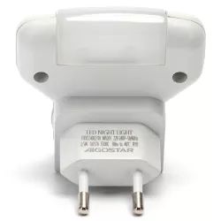 Lampka nocna LED z wyłącznikiem 0.5W 3000K 30lm IP20 wykrywanie nocy - 8433325411732