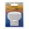 Lampka nocna LED z wyłącznikiem 0.5W 3000K 30lm IP20 wykrywanie nocy - 8433325411732