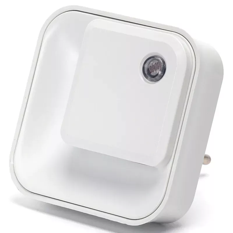 Lampka nocna LED z wyłącznikiem i czujnikiem nocy 0.5W 3000K 20lm IP20 - 8433325411787