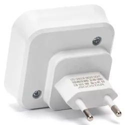 Lampka nocna LED z wyłącznikiem i czujnikiem nocy 0.5W 3000K 20lm IP20 - 8433325411787