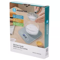 Precyzyjna waga cyfrowa do kuchni 1g do 5kg platforma stal nierdzewna - 8433325418830