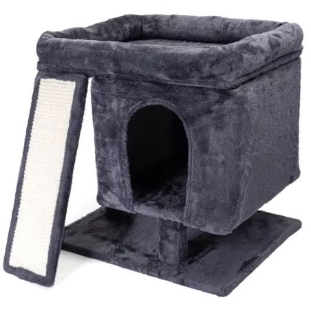 Drapak dla kota 58x56x54cm z przytulnym domkiem i platformą leżanką - 8719138063970