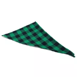 Trójkątny szalik 60x20cm chusta w kratę modny dodatek dla psa lub kota - 8719138226924