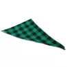 Trójkątny szalik 60x20cm chusta w kratę modny dodatek dla psa lub kota - 8719138226924