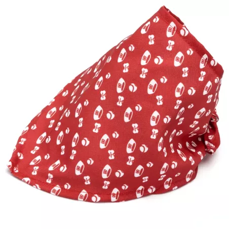 Trójkątny szalik 60x20cm chusta z nadrukiem dodatek dla psa lub kota - 8719138226931