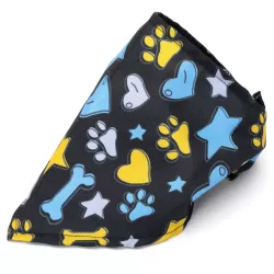 Trójkątny szalik 60x20cm chusta z nadrukiem dodatek dla psa lub kota - 8719138226931