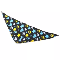 Trójkątny szalik 60x20cm chusta z nadrukiem dodatek dla psa lub kota - 8719138226931