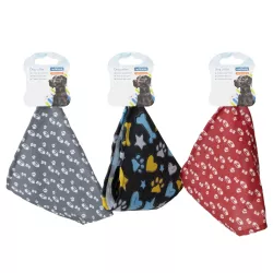 Trójkątny szalik 60x20cm chusta z nadrukiem dodatek dla psa lub kota - 8719138226931