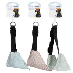 Trójkątny szalik 23x15cm chusta w kratę z obrożą 60cm dla psa lub kota - 8719138226979