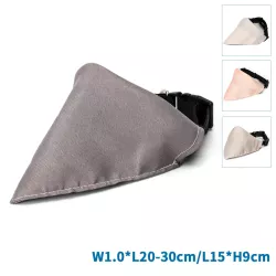 Trójkątny szalik 15x9cm gładka chusta z obrożą 30cm dla psa lub kota - 8719138226986