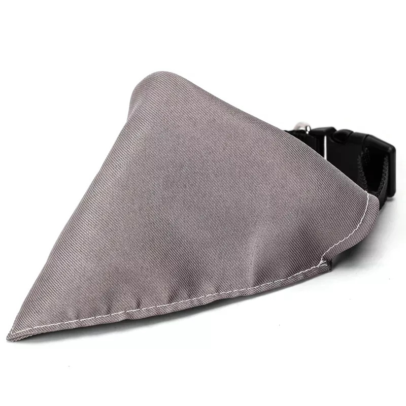 Trójkątny szalik 15x9cm gładka chusta z obrożą 30cm dla psa lub kota - 8719138226986