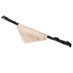 Trójkątny szalik 18x11cm gładka chusta z obrożą 40cm dla psa lub kota - 8719138226993