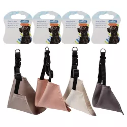 Trójkątny szalik 18x11cm gładka chusta z obrożą 40cm dla psa lub kota - 8719138226993