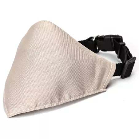 Trójkątny szalik 20x13cm gładka chusta z obrożą 50cm dla psa lub kota - 8719138227006