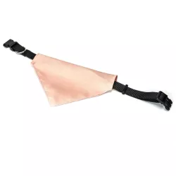 Trójkątny szalik 20x13cm gładka chusta z obrożą 50cm dla psa lub kota - 8719138227006